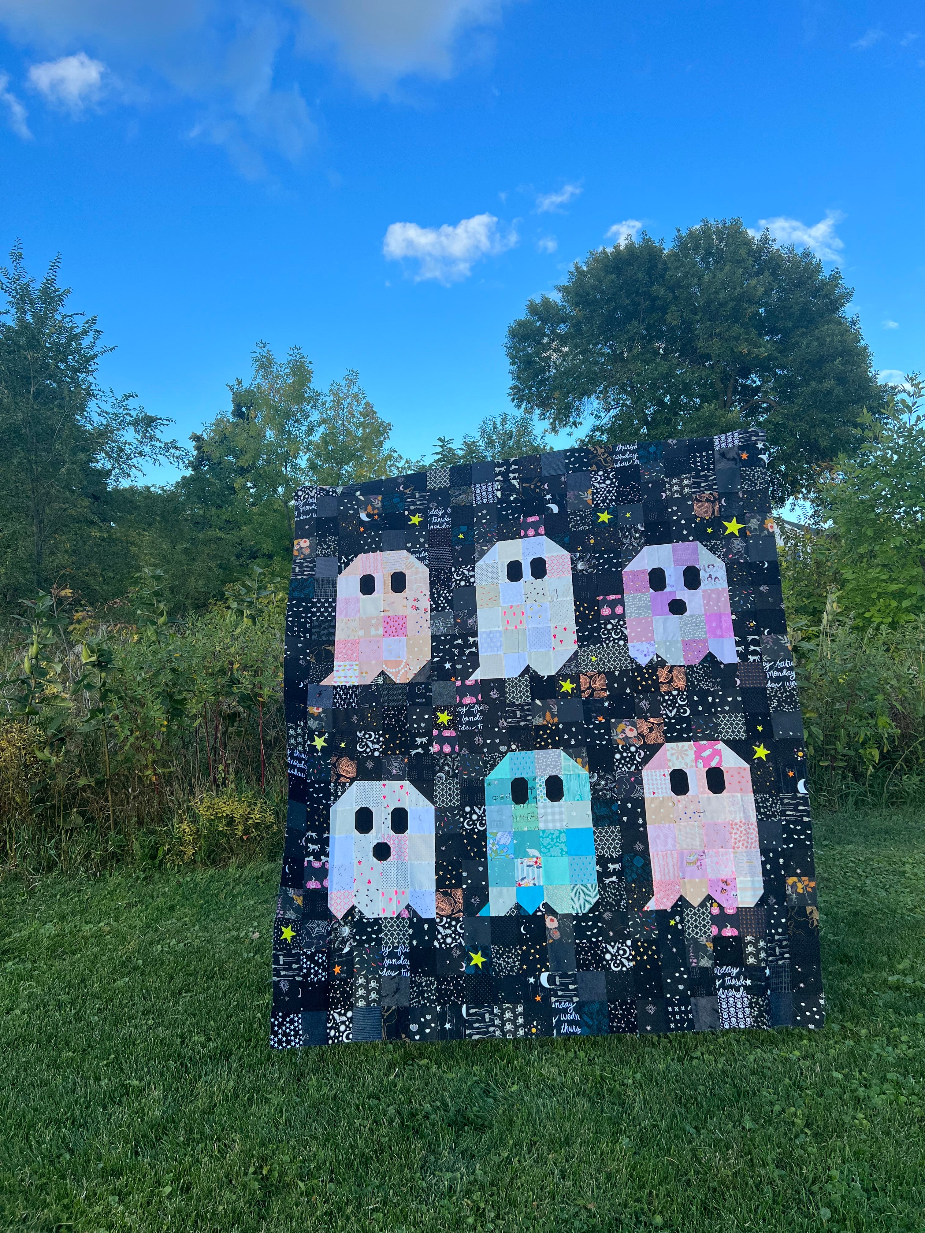 Ghost Party Quilt Pattern