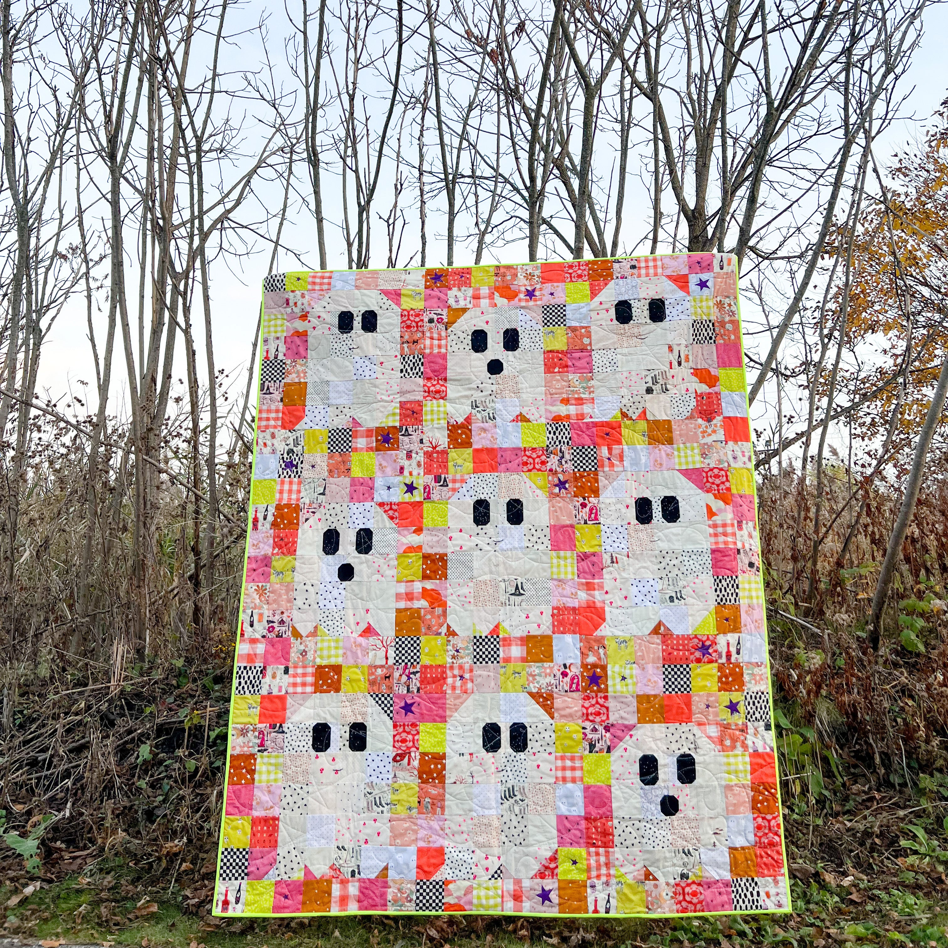 Ghost Party Quilt Pattern