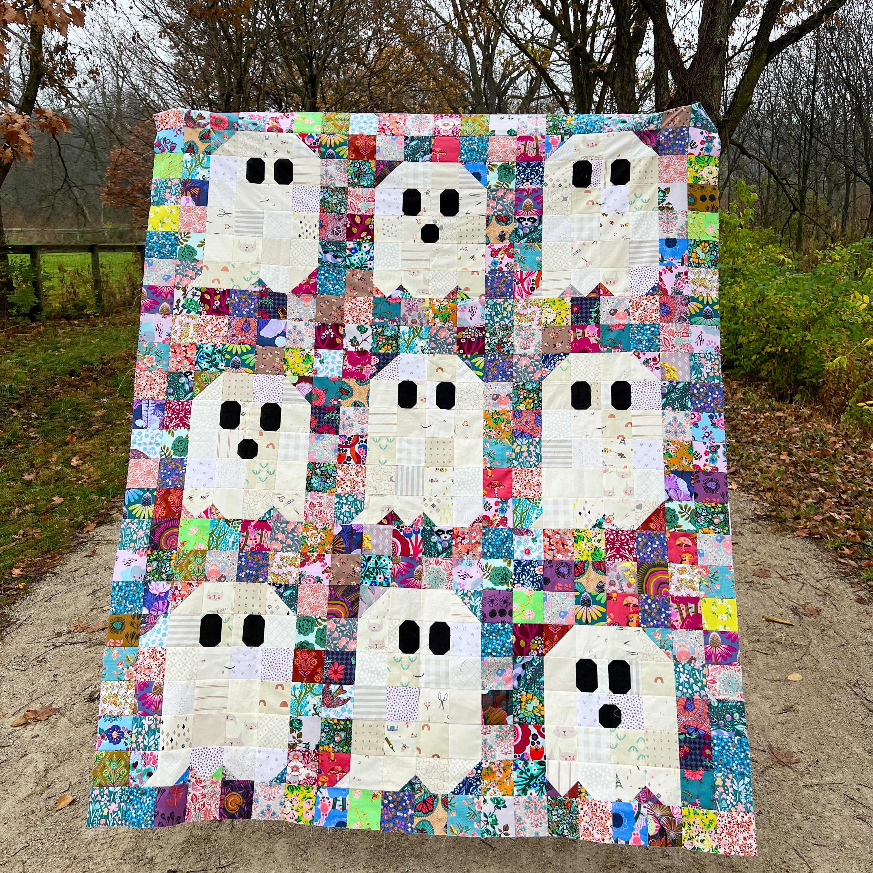 Ghost Party Quilt Pattern